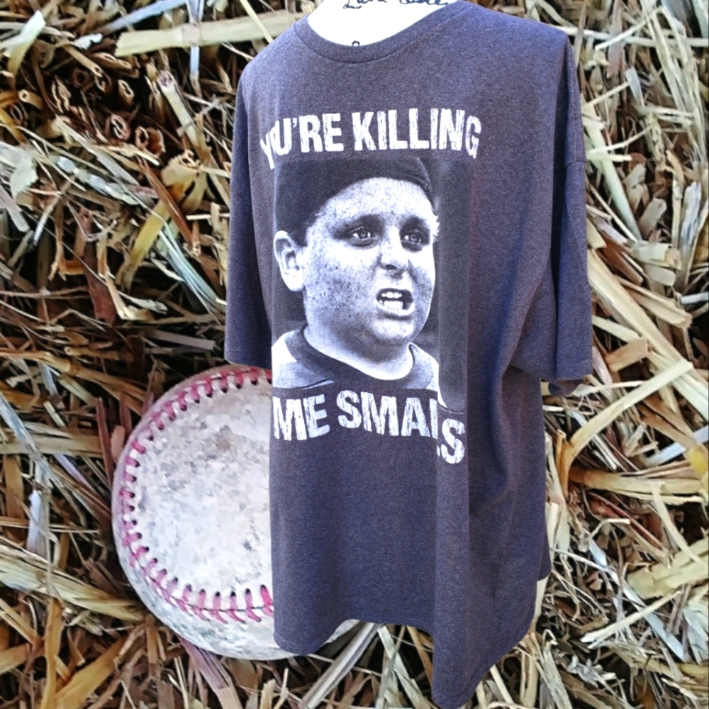The Sandlot Mens "Killing Me Smalls" Gray Tee